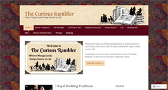 Desktop Screenshot of curiousrambler.com